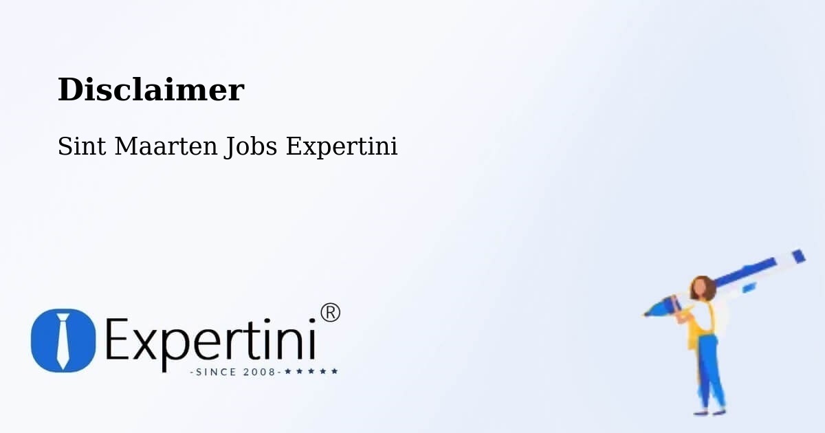 Disclaimer – Rabbit Hill - Sint Maarten Jobs Expertini